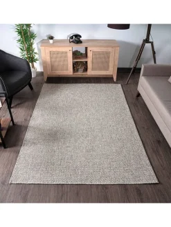 Kurzflor-Teppich ''Rusticana 3103'' in Beige/ Grau