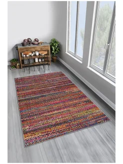 Kurzflor-Teppich "W1077" in Bunt