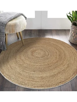 Kurzflor-Teppich ''Woopamuk521'' in Hellbraun