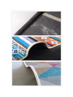 Kurzflor-Teppich ''Woopamuk521'' in Hellbraun