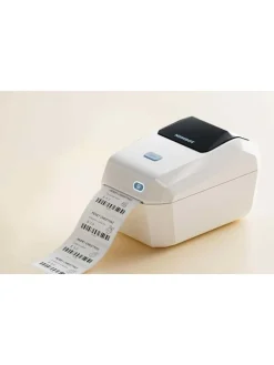 K3W Tragbarer Etikettendrucker Bluetooth Creme