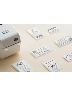 K3W Tragbarer Etikettendrucker Bluetooth Creme