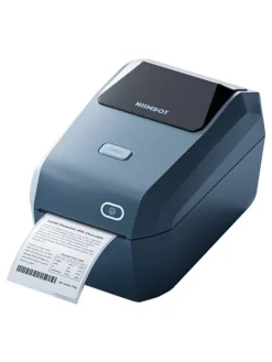 K3W Tragbarer Etikettendrucker Bluetooth Blau