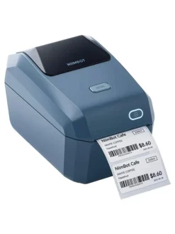 K3W Tragbarer Etikettendrucker Bluetooth Blau