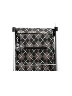 40L Einkaufstrolley aus Alu in Braun