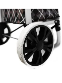 40L Einkaufstrolley aus Alu in Braun