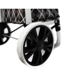 40L Einkaufstrolley aus Alu in Braun