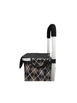 40L Einkaufstrolley aus Alu in Braun