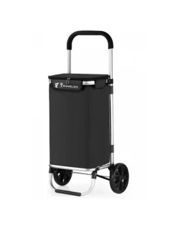 40L Einkaufswagen Trolley in Schwarz