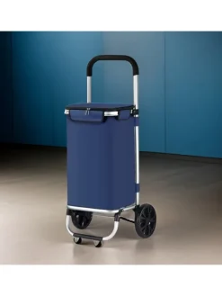 40L Einkaufswagen Trolley in Blau