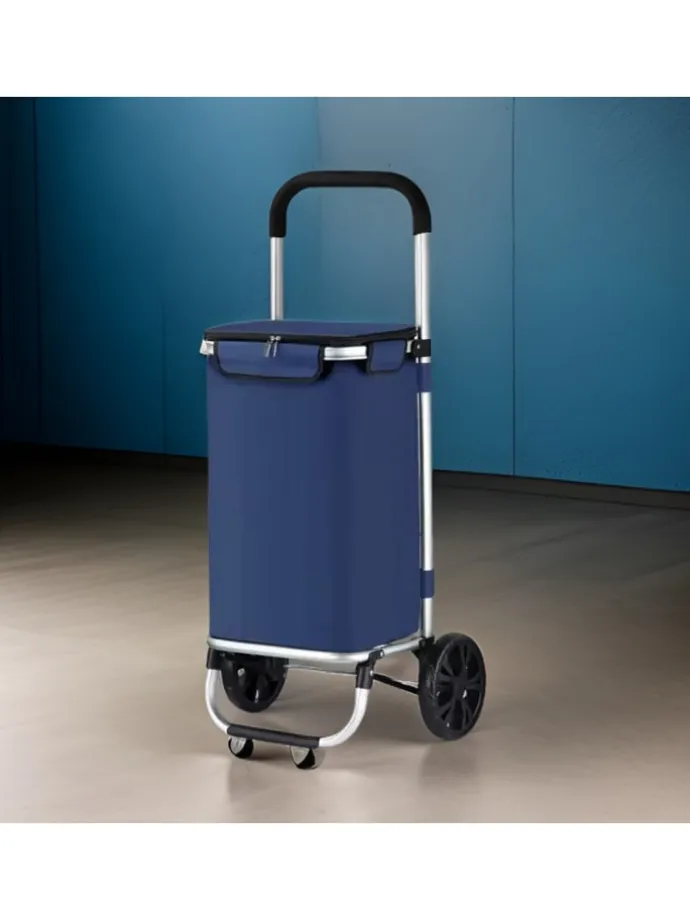 40L Einkaufswagen Trolley in Blau