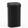 58L Mülleimer Küche mit Sensor in Schwarz