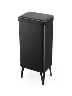 50L Mülleimer mit Sensor in Schwarz