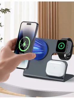 Ladestation in Schwarz