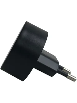 Ladestecker "My Charger - A" in Schwarz - Ø 4,5 cm