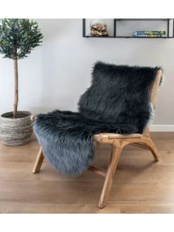 Lammfell Laila Grau 60 x 180 cm