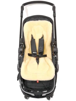 Lammfellauflage "Dolly" in Beige - (L)77 cm - (B)35 cm