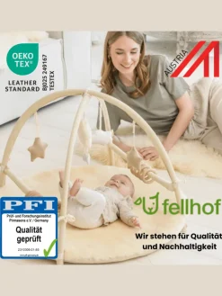 Lammfellbürste mit Reinigungskamm TOP