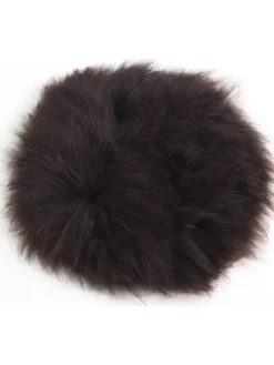 Lammfell-Sitzauflage in Braun