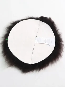 Lammfell-Sitzauflage in Braun