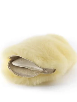 Lammfell-Wärmflasche in Natur - (L)28 x (B)20 cm