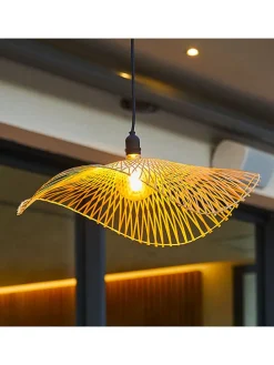 Lampenschirm ''Laia'' in Hellbraun - Ø 80 cm