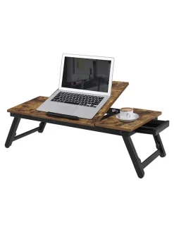 Laptoptisch in Braun/ Schwarz - (B)71 x (H)23 x (T)35 cm