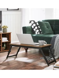 Laptoptisch in Braun/ Schwarz - (B)71 x (H)23 x (T)35 cm