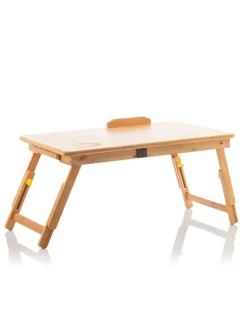 Laptoptisch in Hellbraun - (B)53,5 x (H)21 x (T)34 cm