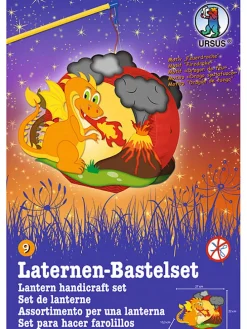 Laternen-Bastelset "Easy Line - Feuerdrache" in Bunt