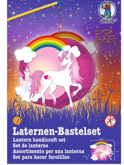 Laternen-Bastelset "Easy Line - Einhorn" in Bunt