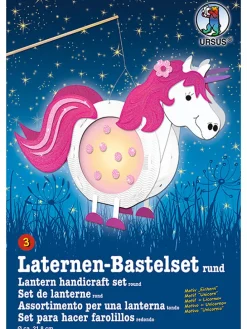 Laternen-Bastelset "Einhorn" in Bunt