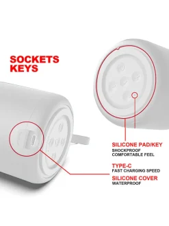 Lautsprecher in Weiß