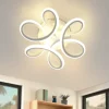 Led Deckenleuchte in Weiß 26W Modern 3000K Warmweiß Kreatives L 26cm