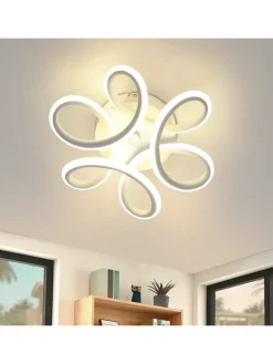 Led Deckenleuchte in Weiß 26W Modern 3000K Warmweiß Kreatives L 26cm