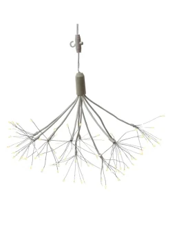 LED Feuerwerk Leuchtstern Firework mit Fernb. D: 25cm in weiß