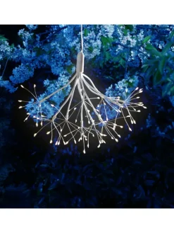 LED Feuerwerk Leuchtstern Firework mit Fernb. D: 25cm in weiß