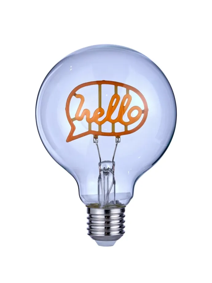 LED Glühlampe BRIGHT LIGHT Hello in Pink