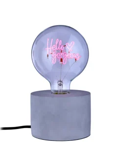 LED Glühlampe BRIGHT LIGHT Hello in Pink