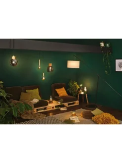 LED Globe 6,5 Watt E27 Kopfspiegel Schwarzchrom Warmweiß F