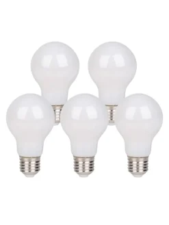 LED Leuchtmittel "DAFFY" in weiß - (L)6 cm x (B)6 cm x (H)10.7 cm - EEK F