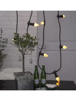 LED Leuchtmittel ,Flame', E14, schwarz, flackernd, 0,8-1,2W, 2lm, warm