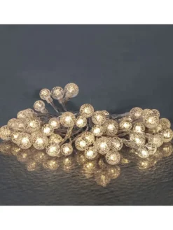 LED Lichterkette BERRY 50 LED Kugeln L: 5m in transparent