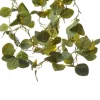 LED Lichterkette Eukalyptus L: 2,9m Timer grüne Blätter Tischdeko