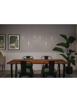 LED Rustic Shine ST64 E27 170lm 4,2W 1800K S 3-step-dim smoke 230V