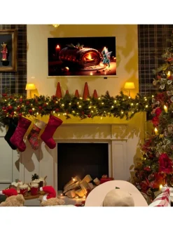 LED Tischlampe mit Schirm aufladbar dimmbar 3 Lichtfarben H: 30,5cm braun