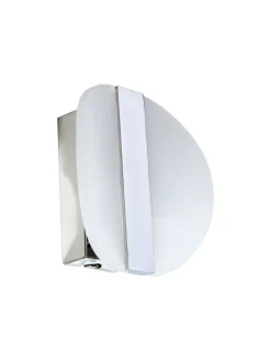 LED Wandleuchte "DENVER" in chrome - (L)16 cm x (B)16 cm x (H)16 cm - EEK G