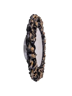 LED Wandleuchte in schwarz - (L)50 cm x (B)50 cm x (H)12 cm - EEK A