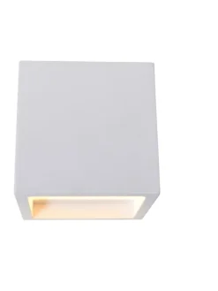 LED Wandleuchte in weiß - (L)11.5 cm x (B)11.5 cm x (H)11.5 cm - EEK G