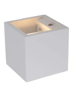 LED Wandleuchte in weiß - (L)11.5 cm x (B)11.5 cm x (H)11.5 cm - EEK G